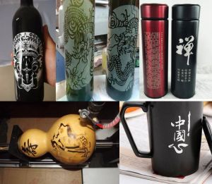 洛阳新安县酒瓶葫芦工艺品激光雕刻机
